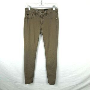 AG Adriano Goldschmied The Legging Ankle Super Skinny Jeans Sulcow Brown 26R